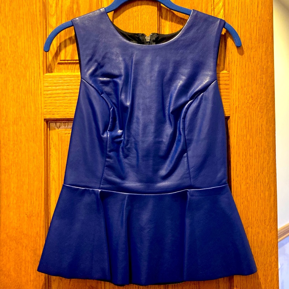 Faux peplum blouse
